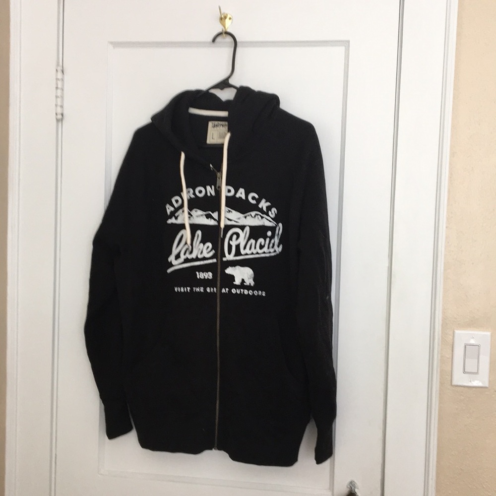 Men’s large black hoodie